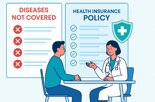Health Insurance Exclusions 2025: Diseases Not Covered Explained